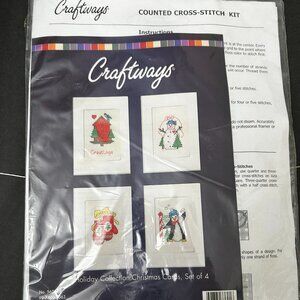Craftways | Holiday Collection Crhistmas Cards,  Set of 4 | 560046